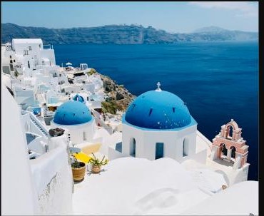 Blue-domed chapels